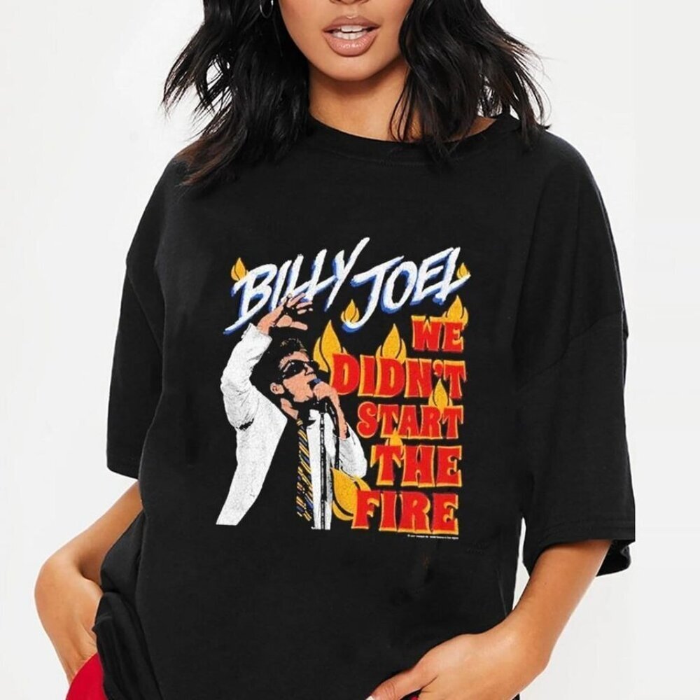 Billy Joel Retro American Singer 2024 Tour Concert Graphic Fan Streetwear 05